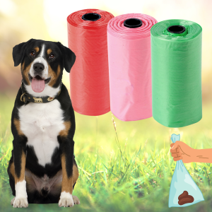 Saquinho Higiênico Cata Caca Pet 3 Rolos (15 Saquinhos Cada Rolo)