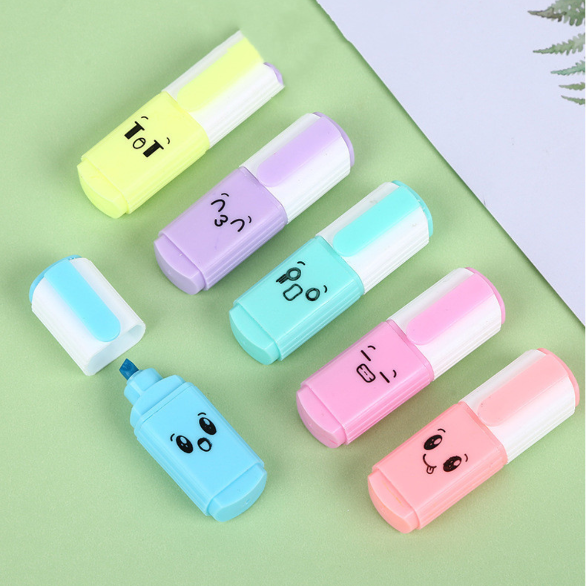 Mini Marca Texto Neon 6 Cores - Imagem 4