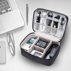 Bolsa Organizadora Para Cabos Com Divisórias