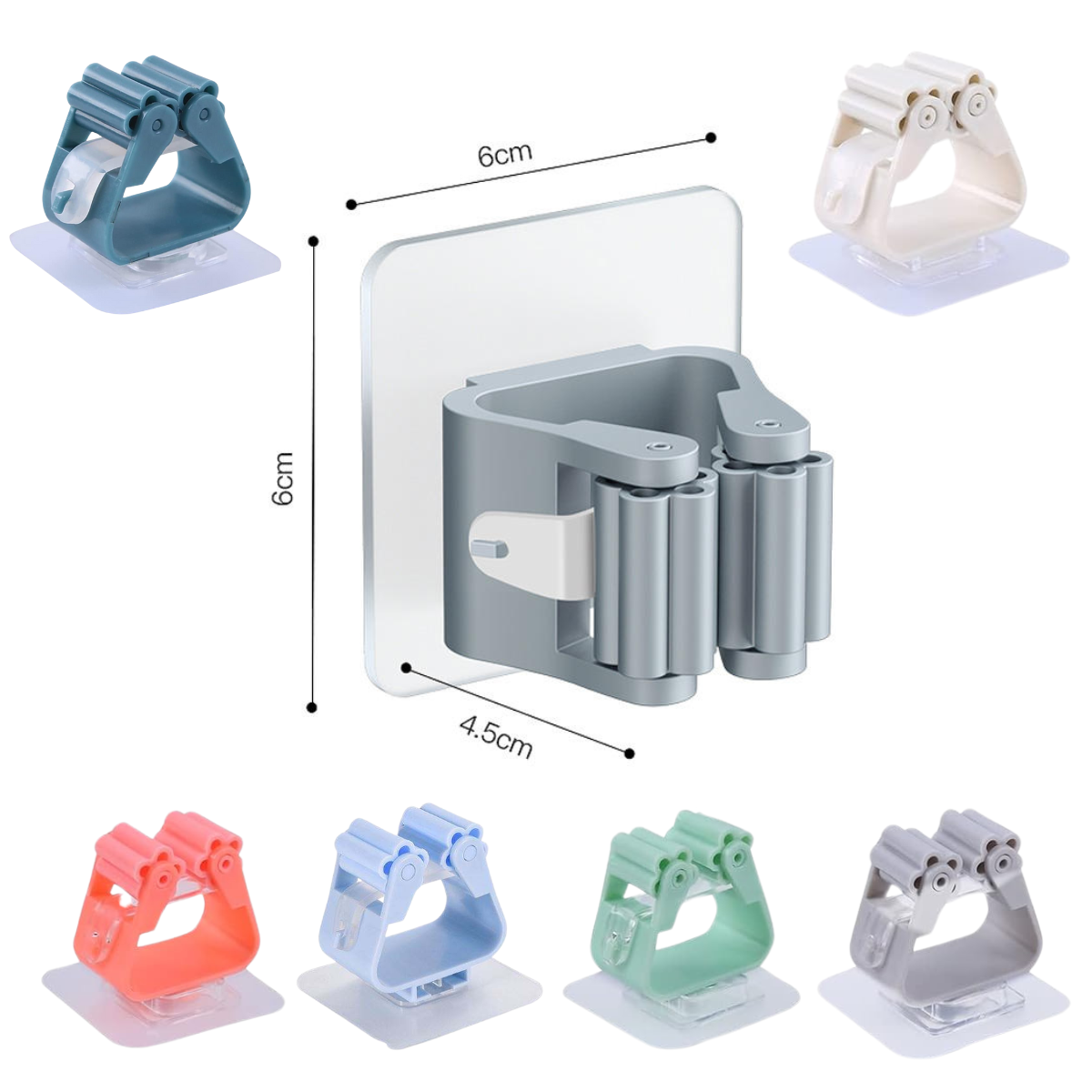 Suporte Porta Vassoura Multiuso - Imagem 3