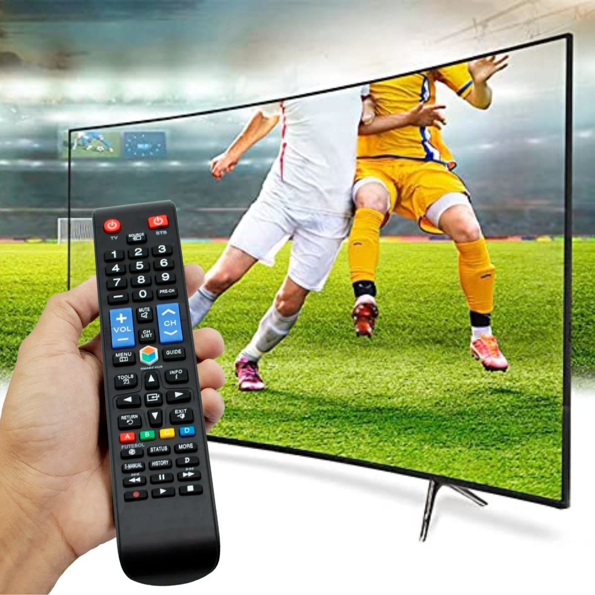 Controle Remoto Compatível Com Samsung Smart TV - Imagem 2