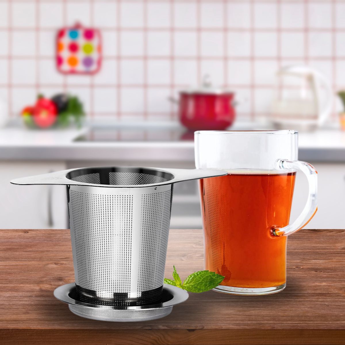 Filtro Para Chá Em Inox