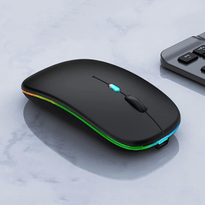 Mouse Bluetooth Sem Fio Preto