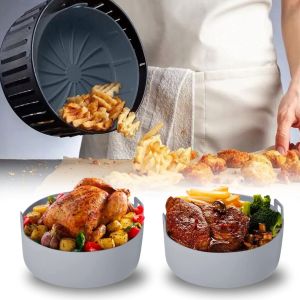 Forma De Silicone Redonda Para Airfryer